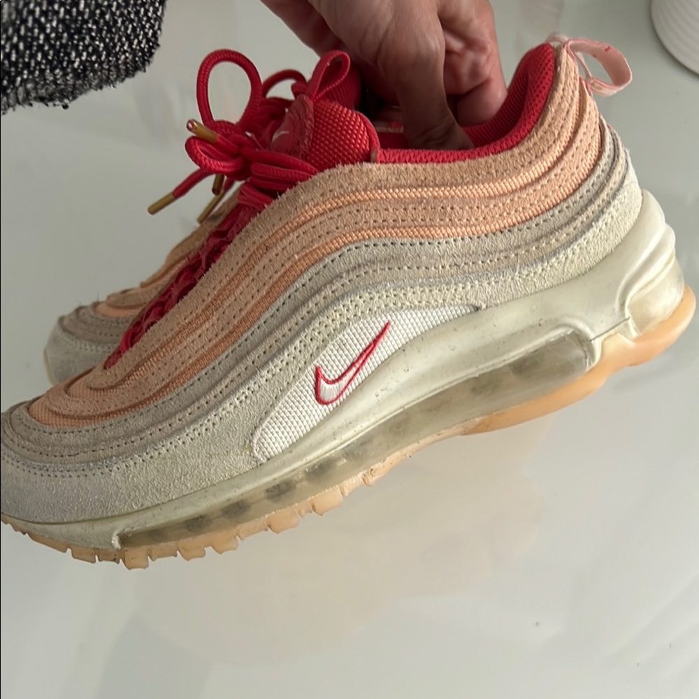 Nike Air Max Sneakers in Pink and Cream